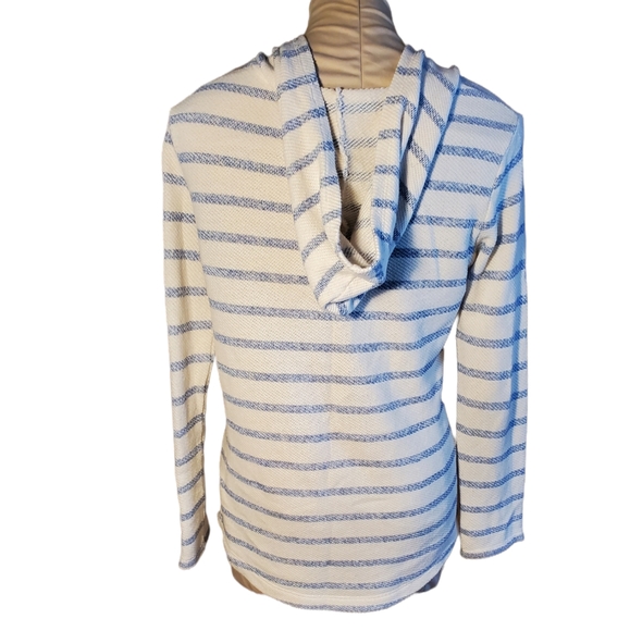 Old Navy Striped Graphic Cali-Fleece Pullover Hoodie Size 14 (XL) - Picture 3 of 6